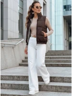 Dámska prešívaná vesta URBANELLE hnedá FashionStreet TY4970