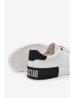 Męskie Trampki Eko Skórzane Big Star OO174018 Białe