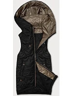 Dámska rebrovaná vesta S'West Black (B8341-1)