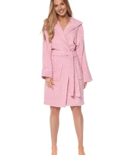 Dámsky župan 2101 pink - L&L