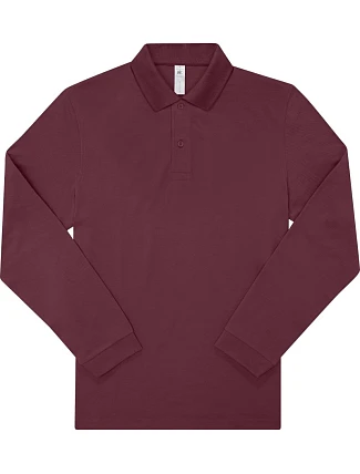 B&C My Polo 180 LSL Piqué – polokošeľa s dlhým rukávom 01.U425 bordová B&C My Polo 180 LSL Piqué – polokošeľa s dlhým rukávom 01.U425 bordová