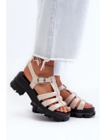 Pachnące Sandały Damskie ZAXY NN285040 Jasnobeżowe