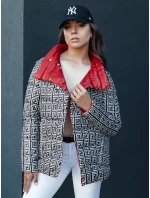 Dámska prešívaná prechodná bunda DELSY červená FashionStreet TY4417 Dámska prešívaná prechodná bunda DELSY červená FashionStreet TY4417