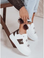 Dámske tenisky na platforme biele FashionStreet ZY1058 Dámske tenisky na platforme biele FashionStreet ZY1058