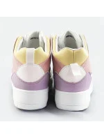 Bielo-pastelové členkové dámske tenisky sneakers (WH2122)
