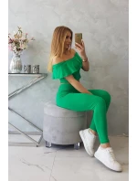 Sada s volánikom zelená