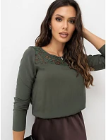 Blúzka D73760M11015AVEN v khaki farbe Blúzka D73760M11015AVEN v khaki farbe