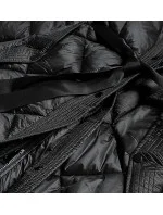 Dámska dlhá páperová bunda Black (ag1-j9081) Dámska dlhá páperová bunda Black (ag1-j9081)