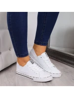 Big Star W FF274024 biele ažurové nízke tenisky