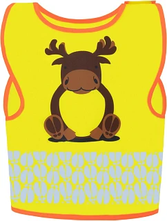 Korntex FUN Detská bezpečnostná vesta 76.FUNY hi vis yellow/moose