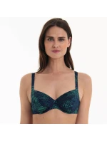 Vrchný diel plaviek Style Luna Top 8829-1 modro-zelená - RosaFaia