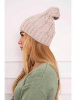 Fleecová čiapka Iwona K221 beige Fleecová čiapka Iwona K221 beige
