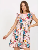 Dámske šaty RV SK 8020 svetlo ružové