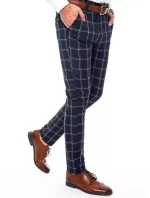 FashionStreet pánske tmavomodré chinos nohavice UX3690