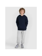 Chlapčenská mikina bez prúžkov s kapucňou 4F 4FJRMM00TSWSM2482-31S
