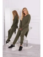 Sada mikín s dlhšou stranou khaki farby