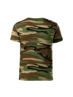 Maskáčové tričko maskáčová hnedá