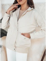 Dámska džínsová bunda BERENICES light beige FashionStreet TY4309 Dámska džínsová bunda BERENICES light beige FashionStreet TY4309