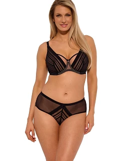 Nohavičky Gaia GFB 1397 Alicia, brazílsky strih, čierne, veľkosti S–2XL