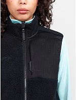 Craft Corporate ADV Pile Fleece Vest W Dámska fleecová vesta Sherpa 81.3811 ecru/čierna