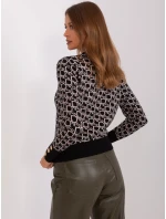 Jumper AT SW 2342.46P čierny a béžový Jumper AT SW 2342.46P čierny a béžový