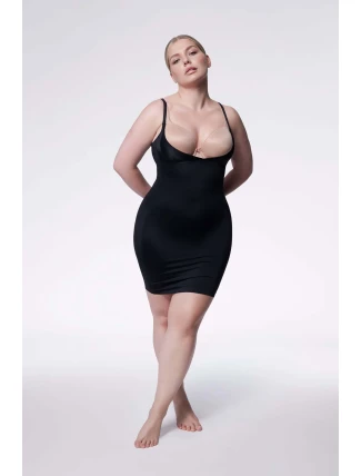 Zoštíhľujúca košieľka 222 Black - Julimex