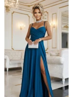 Dámske šaty 646-2 Petrol - Numoco