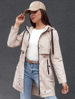 Dámska prechodná bunda GLAMJACKET light beige FashionStreet TY4382