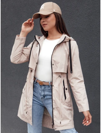 Dámska prechodná bunda GLAMJACKET light beige FashionStreet TY4382