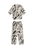 Pyžamo Mefemi Aurora PS63 3/4 S–2XL s rozopínaním Pyžamo Mefemi Aurora PS63 3/4 S–2XL s rozopínaním