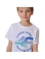 Chlapčenské tričko 4F M3284 biele 4FJWSS26TTSHM3284 10S