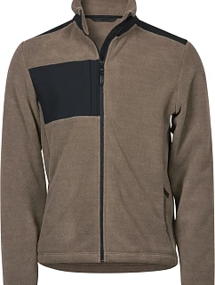 Tee Jays TJ 9120 Fleecová bunda „Mountain“ 18.9120 clay/black
