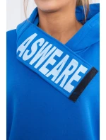 Nevädze modrá mikina s kapucňou