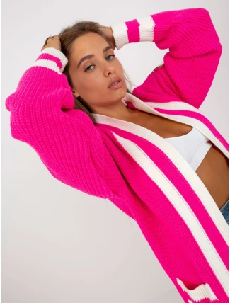 Dámsky sveter LC SW 029 fluo ružová