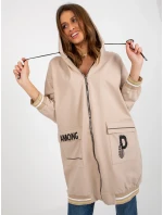 Dámska mikina RV BL 8149.91P béžová - FPrice