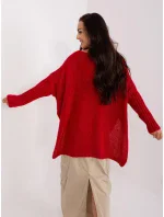 Jumper TW SW BI 559.45 tmavo červená