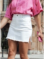 TRENDSTAR biela sukňa FashionStreet CY0464 TRENDSTAR biela sukňa FashionStreet CY0464