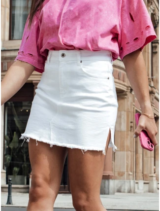 TRENDSTAR biela sukňa FashionStreet CY0464 TRENDSTAR biela sukňa FashionStreet CY0464