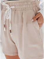 Dámske šortky NOT TOMORROW khaki FashionStreet SY0447 Dámske šortky NOT TOMORROW khaki FashionStreet SY0447