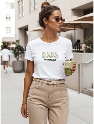 Dámske bavlnené tričko Mama Limited Edition white FashionStreet NX5031RY Dámske bavlnené tričko Mama Limited Edition white FashionStreet NX5031RY
