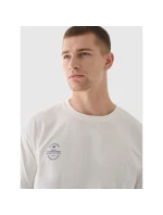 Oversize jednofarebné unisex tričko 4F 4FRAW24TTSHU2672-12S