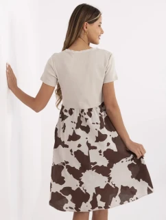 Šaty DHJ SK 253701.80 béžové