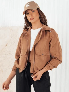 Dámska prechodná bunda BELIJ camel FashionStreet TY4258
