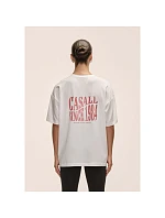Dámske tričko Casall Oversized Cotton Blend Tee, biele Dámske tričko Casall Oversized Cotton Blend Tee, biele