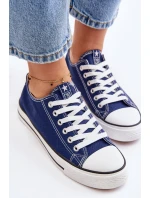 Damskie Klasyczne Trampki Granatowe Ecoma