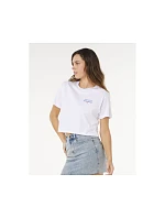 Dámske tričko RIP CURL Hayley O Crop Tee, biele