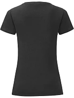 Fruit of the Loom Lady-Fit Iconic 150 T Dámske tričko 16.1432 čierne Fruit of the Loom Lady-Fit Iconic 150 T Dámske tričko 16.1432 čierne