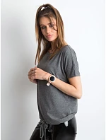 Tričko RV TS 4834.10P tmavošedé Tričko RV TS 4834.10P tmavošedé