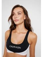 Vrchný diel plaviek KW0KW00839-BEH black and white - Calvin Klein Vrchný diel plaviek KW0KW00839-BEH black and white - Calvin Klein
