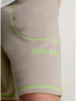 Pánske pyžamo NM2471E bielo/béžové - Calvin Klein